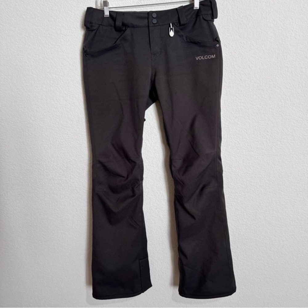 Volcom Charcoal Gray Let it Storm Snowboarding Stretch Slim Pants Medium